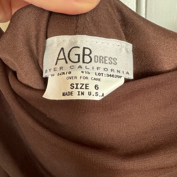 Chocolate Brown Gown and with Sequin Design - Picture 3 of 4